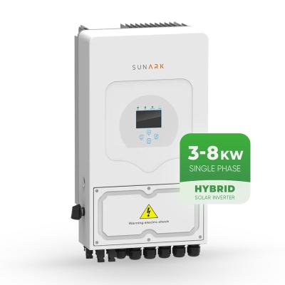 China Deye Inverter 8Kw Single Phase Split Three Inverters Automatically 464W*798.4H*300D for sale