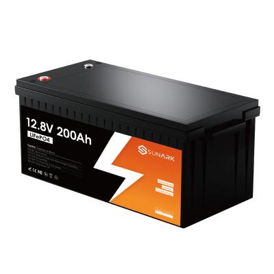 China SunArk Best Selling 6000 Cycle 12V 200Ah 300Ah Lifepo4 Lithium Battery Pack With CE 4Ah-400Ah for sale