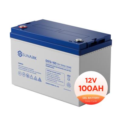 China Solar Toys UL CE IEC SunArk Gel Batteries 12V 100Ah 200Ah 300Ah Best Price for sale