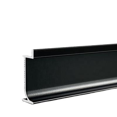 China Modern Aluminum Skirting Board Profiles Support Customize Lines Color And Patterns Aluminum Skirting Recessed Skirting Line for sale