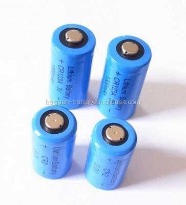 China CR series radio battery 3V 1400mAh cr1/3N cr2 cr123a lithium battery for sale