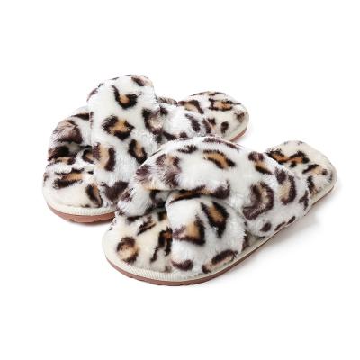 China Good Quality Autumn And Winter Women's Plus Size Indoor Open-toe Slider Plush Fur Floor Fashionable Warm Slippers for sale