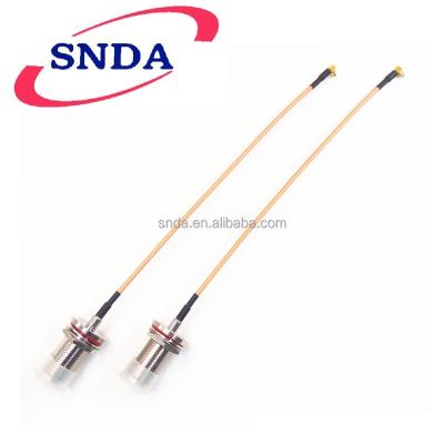 China RF MMCX Male R/A To IP67 N Female Cable RG316 L=150mm OR Any Other Length for sale