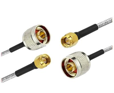 China RF SMA MALE to N MALE RG316 cable L=150mm OR any other length for sale