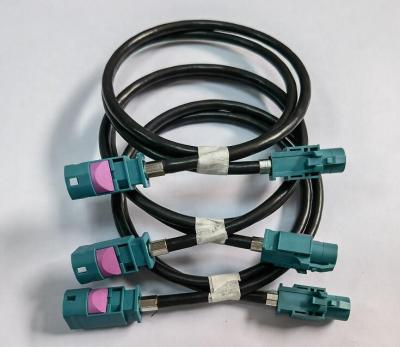 China Automotive HSD LVDS CABLE Extension Line HSD 4P FEMALE CODE: Z to HSD 4P MALE CODE: Z L=60CM for sale