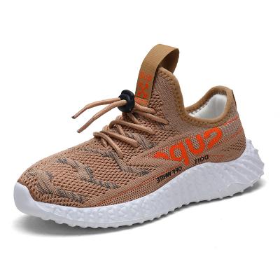 China Waterproof 2020 Breathable Low MOQ Girl Knit Designer Boys Girls Summer Canvas Kids Fashion Shoes Children For Kids Sport Shoes for sale