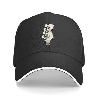 China COMMON Caps Hats Baseball For Men Women Kids Bass guitar rock hip hop music DJ manufacturers screw running wave mesh brimless sale news for sale