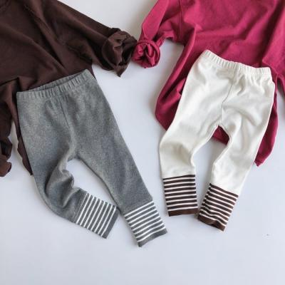 China Breathable Kids Pants Winter Maintain Thick Cotton Long Warm Pencil Pants For Baby 1-7 Years Old Gaiters For Kids And Girls Children for sale