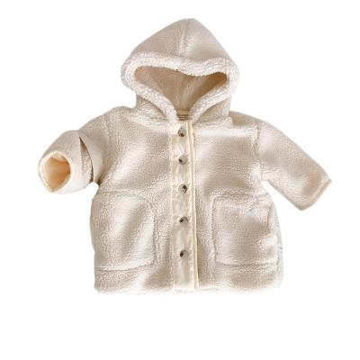 China 2021 Hot Selling Viable Winter Boys' Lamb Velvet Tracksuit Snowsuit Padded Jackets With Coats Autumn Korea Wholesale Style for sale