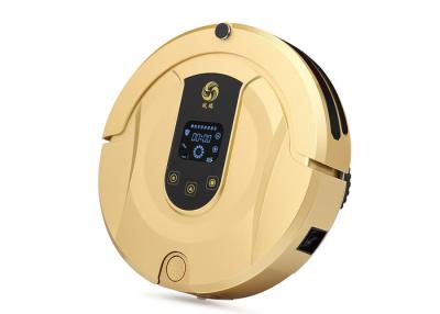 China Flexible Robot Home Vacuum Cleaner , Golden Auto Sweeper Robot LCD Screen for sale