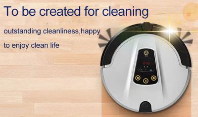 China App Control Intelligent Robot Vacuum Cleaner 120 - 150 Min Working Long Life Span for sale