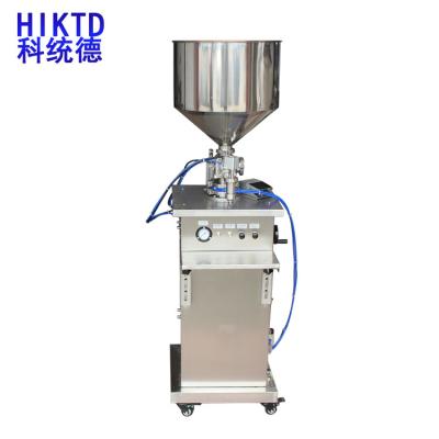 China Semi Automatic Food CE ISO 100ml Paste Filling Machine for sale