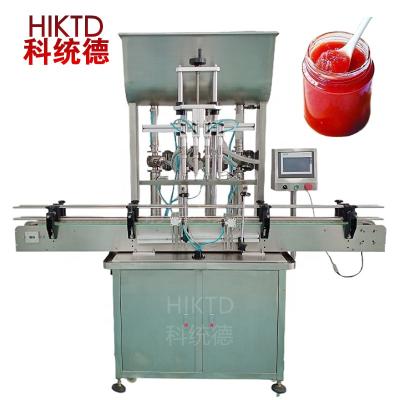 China Direct food factory supply dough machine breakfast sauce strawberry cherry marmalade automatic dough filling machine for sale