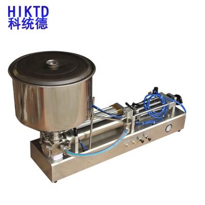 China 2020 Food Pneumatic Horizontal Type Single Head Pasty Liquid Filling Machine for sale