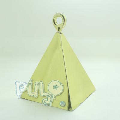 China ABS+Plating Metallic Pyramid Balloon Weights Party Decoration for sale