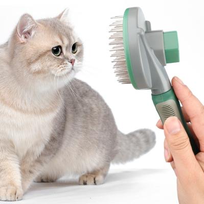 China Stocked Wholesales Pet Grooming Bathing Products Hair Remover Pet Grooming Cleaning Comb for sale