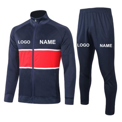 China New Quick Dry Sportswear Long Sleeve Pants Tracksuit Soccer Jacket Suit Football Training Tracksuit Sets for sale