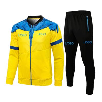 China Quick Dry 21-22 Latest Design Training Soccer Jacket Men Tracksuit With Pants Sport Wear Football Tracksuits for sale