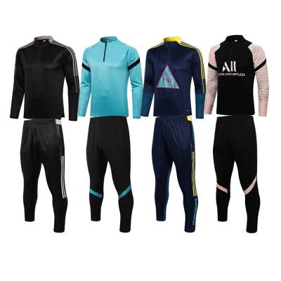 China Kids Football Training Tracksuit Set Soccer Jersey Football Tracksuit Quick Dry Adult Men for sale