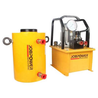 China Maintenance Working 50 Ton 100 Ton 150 Ton 200 Ton Hydraulic Cylinder Electric Double Acting Hydraulic Jack for sale