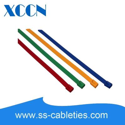 China Heavy Duty Stainless Steel Ball Lock Cable Ties , Black Cable Ties Quick Release for sale