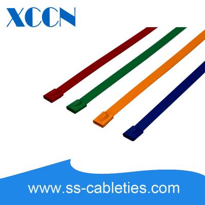 China Duct Stainless Steel Wire Cable Ties Alternatives , Colored Zip Ties Tyraps for sale