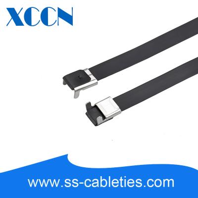 China SS L tipo longitud larga suave de la durabilidad 1000m m de las bridas de plástico del acero inoxidable en venta