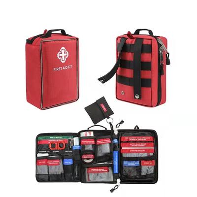 China Factory Supply Wholesale BIODEGRADABLE Car Small Ride Outdoor First Aid Survival Medical Kit Bag ISO LVMH BSCI Medical Kit Bag for sale