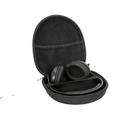 China ISO BSCI LVMH Factory Large Zipper Factory Custom EVA Earphone Portable EVA Carrying Case Protective Eco-friendly Earphone Case for sale