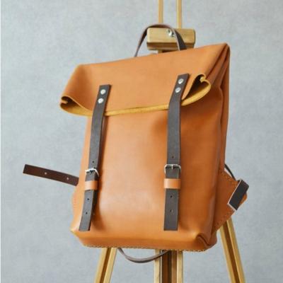 China Custom Stylish RFID CHILD KIDS Leisure Lady Travel Leather Laptop Backpack for sale