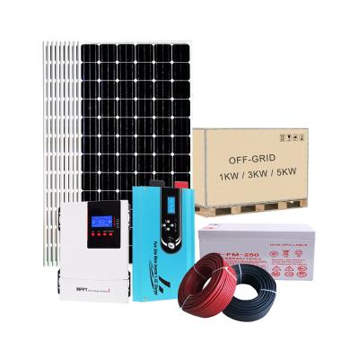 China Home Complete off grid Solar Generator 3000W  Solar Power System 3kw 5kw For Home for sale