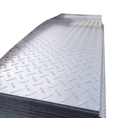 China Ship plate Ms Checker Plate Checkered Steel Plate /embossed steel plate /riffled steel plate 1.5-100mm for sale