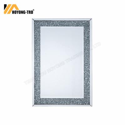 China Court Diamond Crystal Mirror Bathroom Mirror for sale