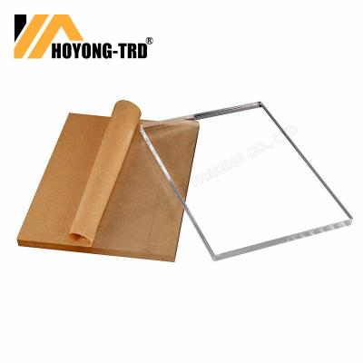 China Modern Curved Impact Transmission Solid Engrave Laser Cut Cut To File Runway Marker Sign Cast Acrylic Sheet For Advertising for sale