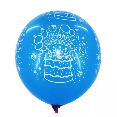 China De ronde van het de Partijlatex van de Vorm Gelukkige Verjaardag Ballons 12inch Te koop