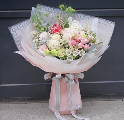 China Plastic film florist wrapping paper 58cm*58cm for sale