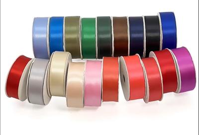 China 100% Polyester Satin Ribbon Roll for Floral Bouquets and Gift Packaging for sale