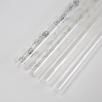 China Florista claro Clear Wrapping Paper de Cellophane Wrap Roll 58cm*58cm do florista de OPP à venda