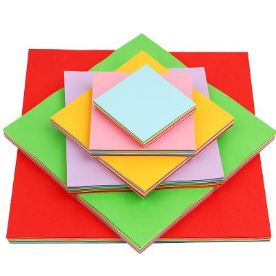 중국 80gsm 착색된 양면 배밀도 디스켓 origami 페이퍼 케케묵은 20cmX20cm 판매용