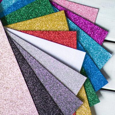 China 160gsm 180gsm Shiny Foam Felt Fabric Sheet Golden A4 3mm Thick Felt Sheets for sale