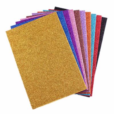 China Handcraft DIY Glitter Goma 2mm EVA Foam Sheets Paper Customized for sale