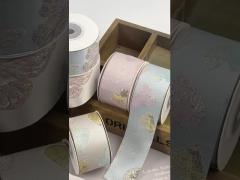 Hot stamping butterfly love ribbon