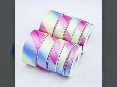 Light colored gradient rainbow band