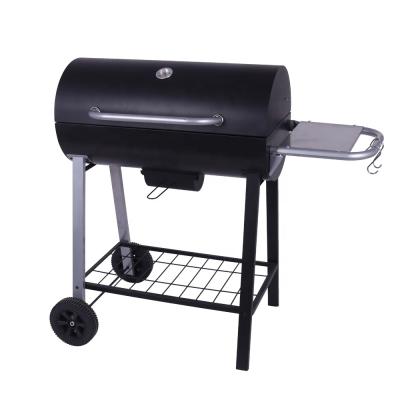 China Adjustable Height 18 Inch Outdoor Portable Charcoal BBQ Barrel BBQ Grills for sale