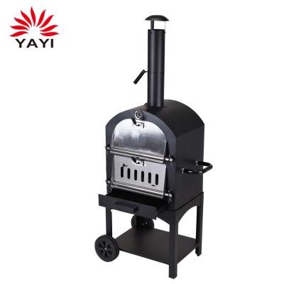 China Outdoor Outdoor Charcoal Pizza Baking Oven Movable Wood Fired Pizza Oven for sale