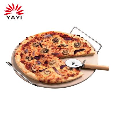 China Viable Circle Around Oven Stone Ceramic Pizza for sale