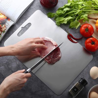 China Food Grade 304 Stainless Steel Sustainable Cutting Board Metal Chopper for sale