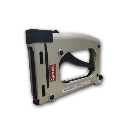 China Heavy Duty Picture Frame Nail Gun Metal Hand Picture Frame Tacker, Hot Sale Cable Point Tacker Hand Frame Nail Gun For Picture Frame Point TackerHM515 for sale