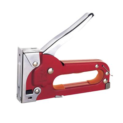 China Heavy Duty Manual Hardware Stapler, 4-8MM GS Staple Gun Tacker Barrier Staple All Steel Manual Hand Stapler GDY-205 for sale