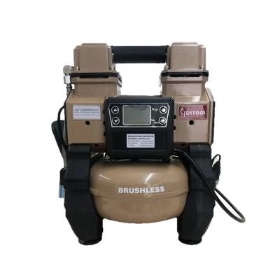 China OIL-LESS Promotion Portable Brushless Oil Free With 5L Tank GDY-881 Air Compressor for sale